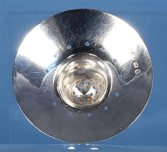 A very rare silver George III nipple shield, Diameter 6.5 cm.